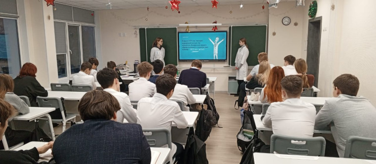 Встреча со студентами Липецкого медицинского колледжа.
